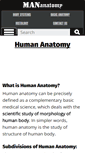 Mobile Screenshot of mananatomy.com